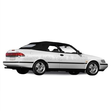 SAAB 9-3 Convertible Top 1998-2003 Black German Canvas No Rear Window