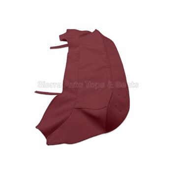 Jaguar XKE, 1961-1967 Boot Cover, Everflex Vinyl, Maroon, Mounting Hardware included