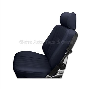 Mercedes SL Roadster, 1986 -1989 Seat Kit, Leather, Diamond Insert, Blue