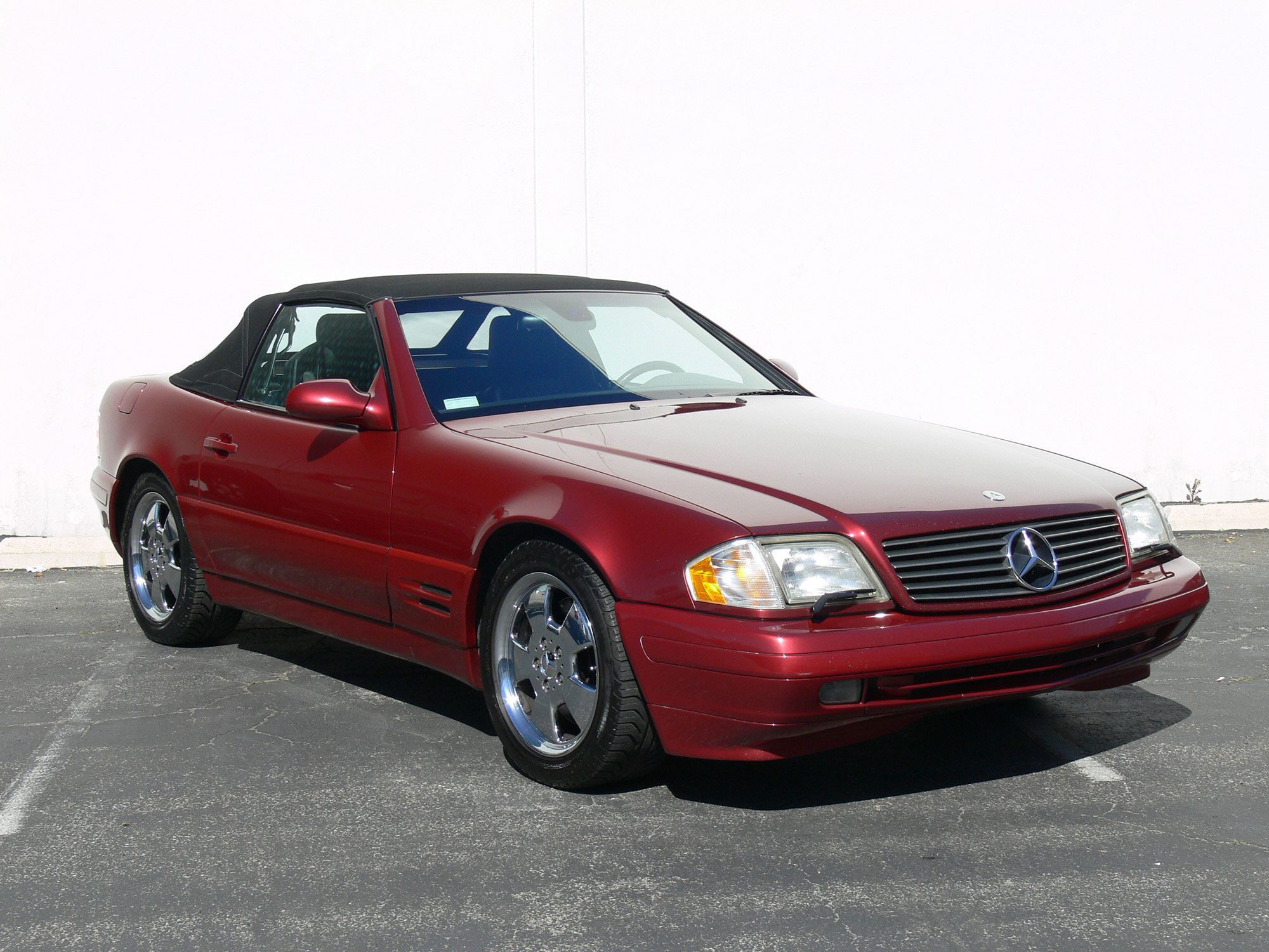 Mercedes Convertible Top 1990-2002 300-600SL (129) Front Section TwillFast Canvas Blue