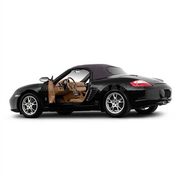 Porsche Convertible Top 2005-2010 Boxster Space Gray German A5 Canvas Glass Rear Window