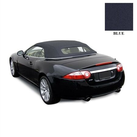 Jaguar Convertible Top 2007–2015 XK/XKR Blue Twillfast RPC Canvas Glass Rear Window