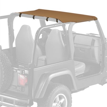 Sierra Offroad Jeep Sun Top for 1997-06 Wrangler TJ in Spice Denim